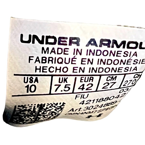 Under Armour Charged Pursuit 3 Running Sneakers Women's 10 Blue Black Pink NEW - Picture 9 of 9